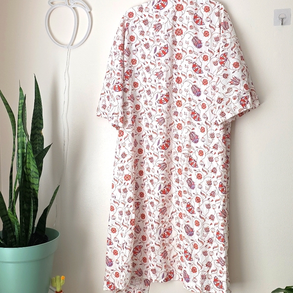 Floral Kimono Robe OSFM - Picture 5 of 6